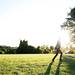 Manchester resident Leah Nitchie flies a kite at the Fly and Remember event on Tuesday. Daniel Brenner I AnnArbor.com